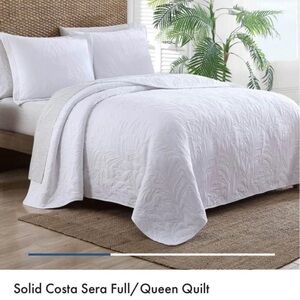 Tommy Bahama Costa Sera White Quilt